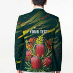 Australian Native Flower Personalised Blazer Banksia Nature’s Wild Flame - Aussie Hoodie