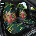 Australian Native Flower Personalised Car Seat Cover Banksia Nature’s Wild Flame - Aussie Hoodie