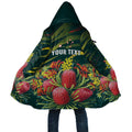 Australian Native Flower Personalised Cloak Banksia Nature’s Wild Flame - Aussie Hoodie