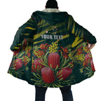 Australian Native Flower Personalised Cloak Banksia Nature’s Wild Flame - Aussie Hoodie