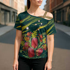 Australian Native Flower Personalised Cross Shoulder Shirt Banksia Nature’s Wild Flame - Aussie Hoodie
