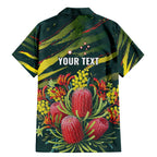 Australian Native Flower Personalised Family Matching Mermaid Dress and Hawaiian Shirt Banksia Nature’s Wild Flame - Aussie Hoodie