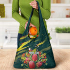 Australian Native Flower Personalised Grocery Bag Banksia Nature’s Wild Flame - Aussie Hoodie