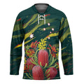 Australian Native Flower Personalised Hockey Jersey Banksia Nature���s Wild Flame - Aussie Hoodie