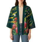 Australian Native Flower Personalised Kimono Banksia Nature’s Wild Flame - Aussie Hoodie