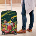 Australian Native Flower Personalised Luggage Cover Banksia Nature’s Wild Flame - Aussie Hoodie