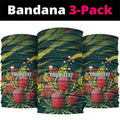 Australian Native Flower Personalised Neck Gaiter Banksia Nature’s Wild Flame - Aussie Hoodie