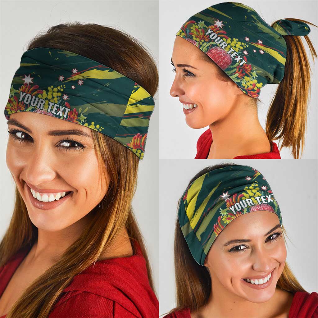 Australian Native Flower Personalised Neck Gaiter Banksia Nature’s Wild Flame - Aussie Hoodie