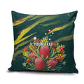 Australian Native Flower Personalised Pillow Cover Banksia Nature’s Wild Flame - Aussie Hoodie
