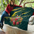 Australian Native Flower Personalised Quilt Banksia Nature’s Wild Flame - Aussie Hoodie