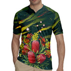 Australian Native Flower Personalised Rugby Jersey Banksia Nature’s Wild Flame - Aussie Hoodie