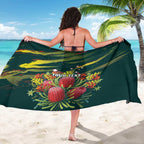 Australian Native Flower Personalised Sarong Banksia Nature’s Wild Flame - Aussie Hoodie