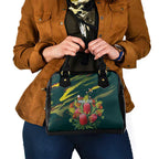 Australian Native Flower Personalised Shoulder Handbag Banksia Nature’s Wild Flame - Aussie Hoodie