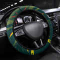 Australian Native Flower Steering Wheel Cover Banksia Nature’s Wild Flame - Aussie Hoodie
