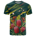 Australian Native Flower Personalised T Shirt Banksia Nature’s Wild Flame - Aussie Hoodie