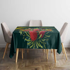 Australian Native Flower Personalised Tablecloth Banksia Nature’s Wild Flame - Aussie Hoodie