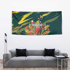 Australian Native Flower Personalised Tapestry Banksia Nature’s Wild Flame - Aussie Hoodie