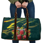 Australian Native Flower Personalised Travel Bag Banksia Nature’s Wild Flame - Aussie Hoodie