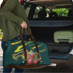 Australian Native Flower Personalised Travel Bag Banksia Nature’s Wild Flame - Aussie Hoodie