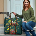 Australian Native Flower Personalised Travel Bag Banksia Nature’s Wild Flame - Aussie Hoodie