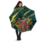 Australian Native Flower Personalised Umbrella Banksia Nature’s Wild Flame - Aussie Hoodie