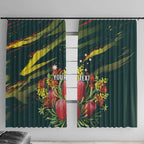 Australian Native Flower Personalised Window Curtain Banksia Nature’s Wild Flame - Aussie Hoodie