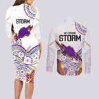 melbourne-storm-2023-couples-matching-long-sleeve-bodycon-dress-and-long-sleeve-button-shirts-special-nrl-rugby-indigenous-aboriginal