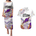 melbourne-storm-2023-couples-matching-puletasi-dress-and-hawaiian-shirt-special-nrl-rugby-indigenous-aboriginal