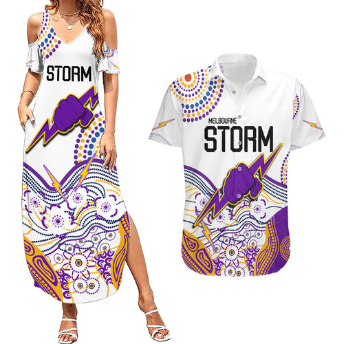 melbourne-storm-2023-couples-matching-summer-maxi-dress-and-hawaiian-shirt-special-nrl-rugby-indigenous-aboriginal