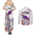melbourne-storm-2023-couples-matching-summer-maxi-dress-and-long-sleeve-button-shirts-special-nrl-rugby-indigenous-aboriginal
