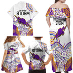 melbourne-storm-2023-family-matching-off-shoulder-maxi-dress-and-hawaiian-shirt-special-nrl-rugby-indigenous-aboriginal