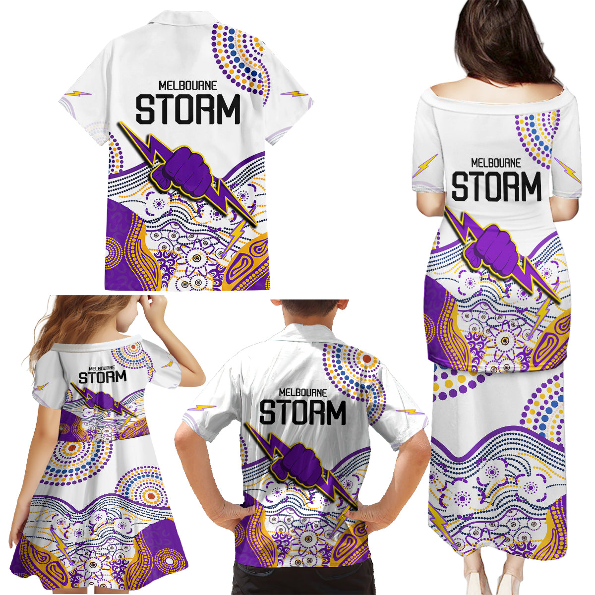melbourne-storm-2023-family-matching-puletasi-dress-and-hawaiian-shirt-special-nrl-rugby-indigenous-aboriginal