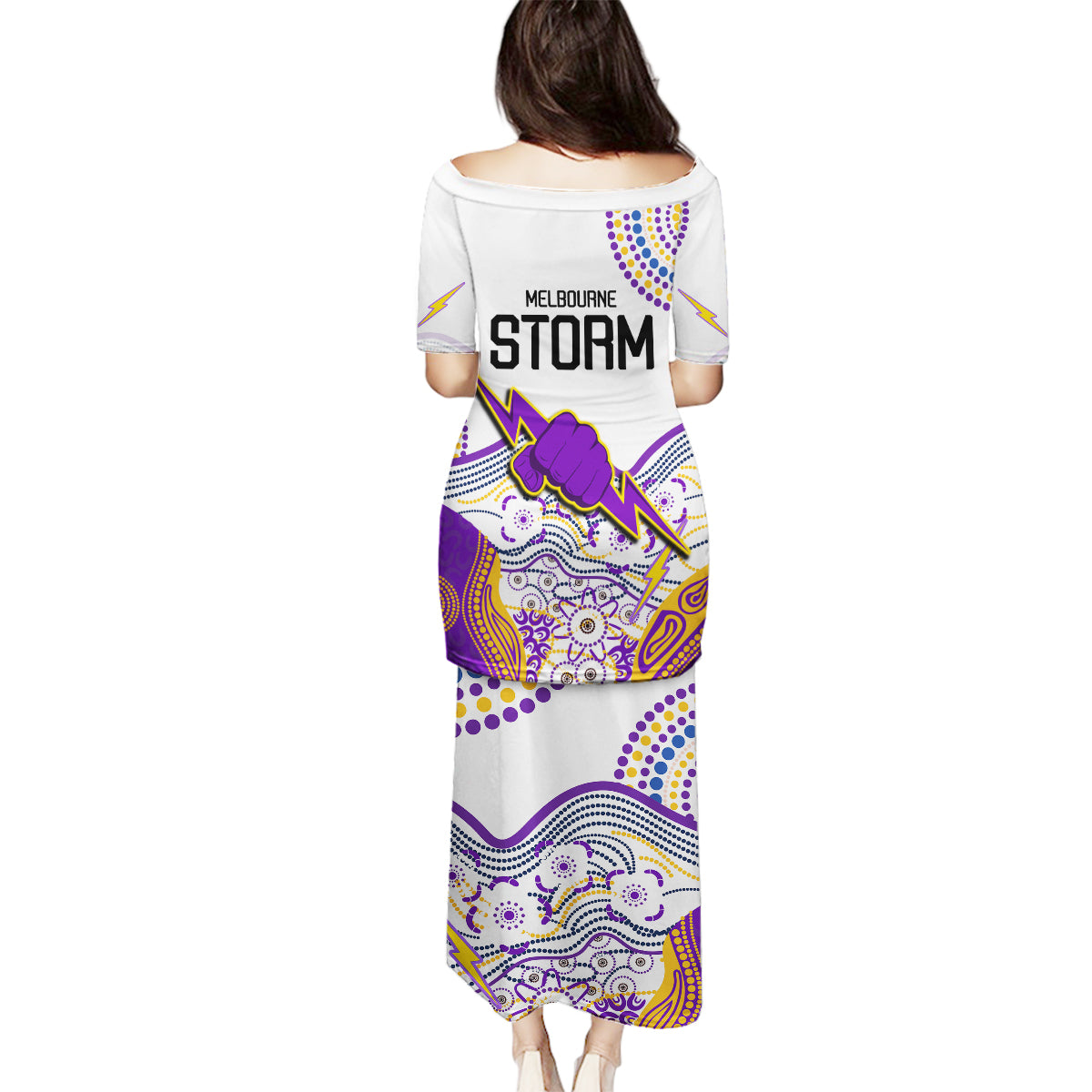 melbourne-storm-2023-family-matching-puletasi-dress-and-hawaiian-shirt-special-nrl-rugby-indigenous-aboriginal