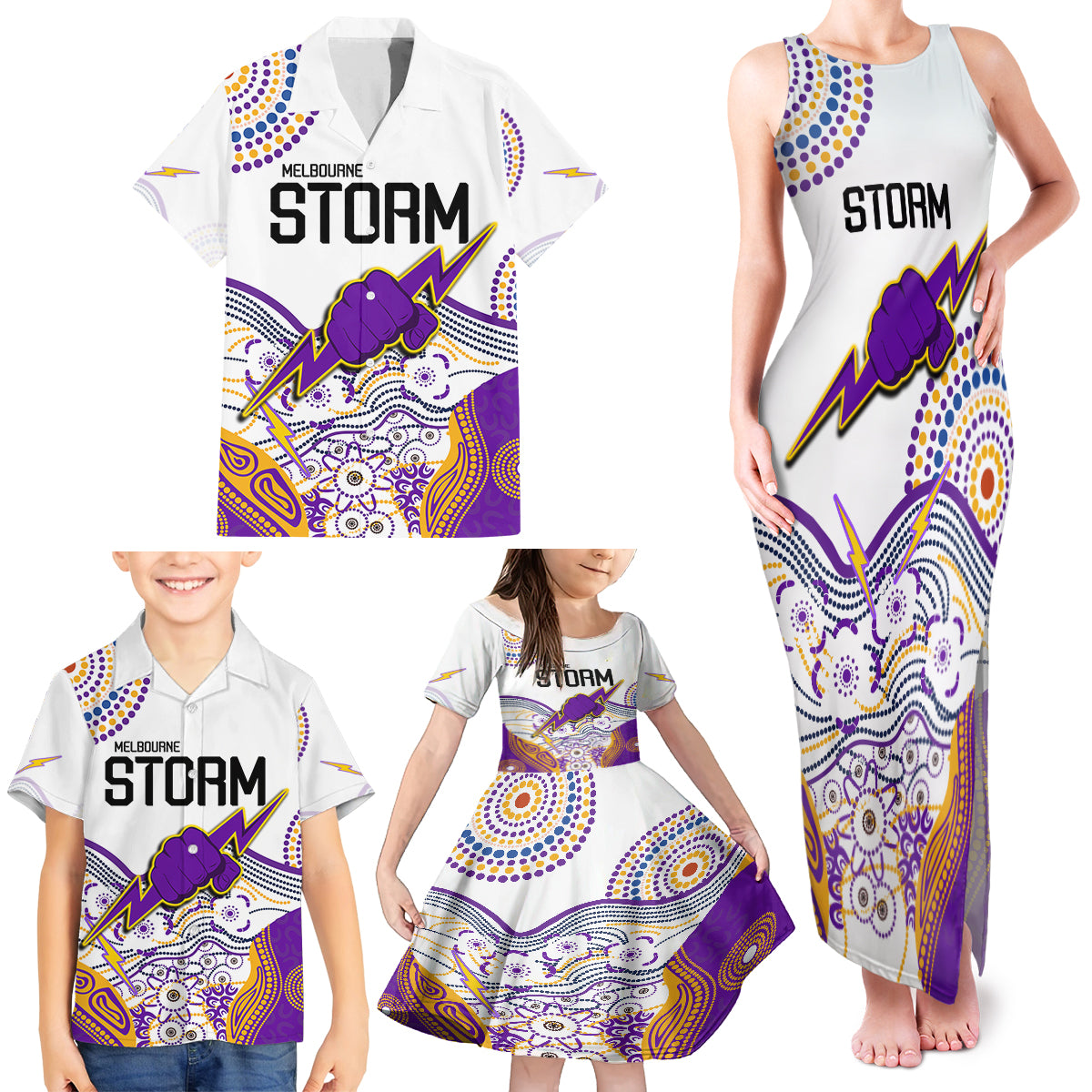 melbourne-storm-2023-family-matching-tank-maxi-dress-and-hawaiian-shirt-special-nrl-rugby-indigenous-aboriginal