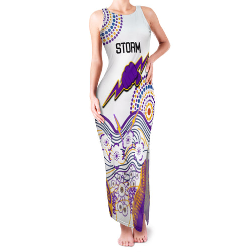 melbourne-storm-2023-family-matching-tank-maxi-dress-and-hawaiian-shirt-special-nrl-rugby-indigenous-aboriginal