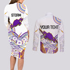 personalised-melbourne-storm-2023-couples-matching-long-sleeve-bodycon-dress-and-long-sleeve-button-shirts-special-nrl-rugby-indeginous-aboriginal