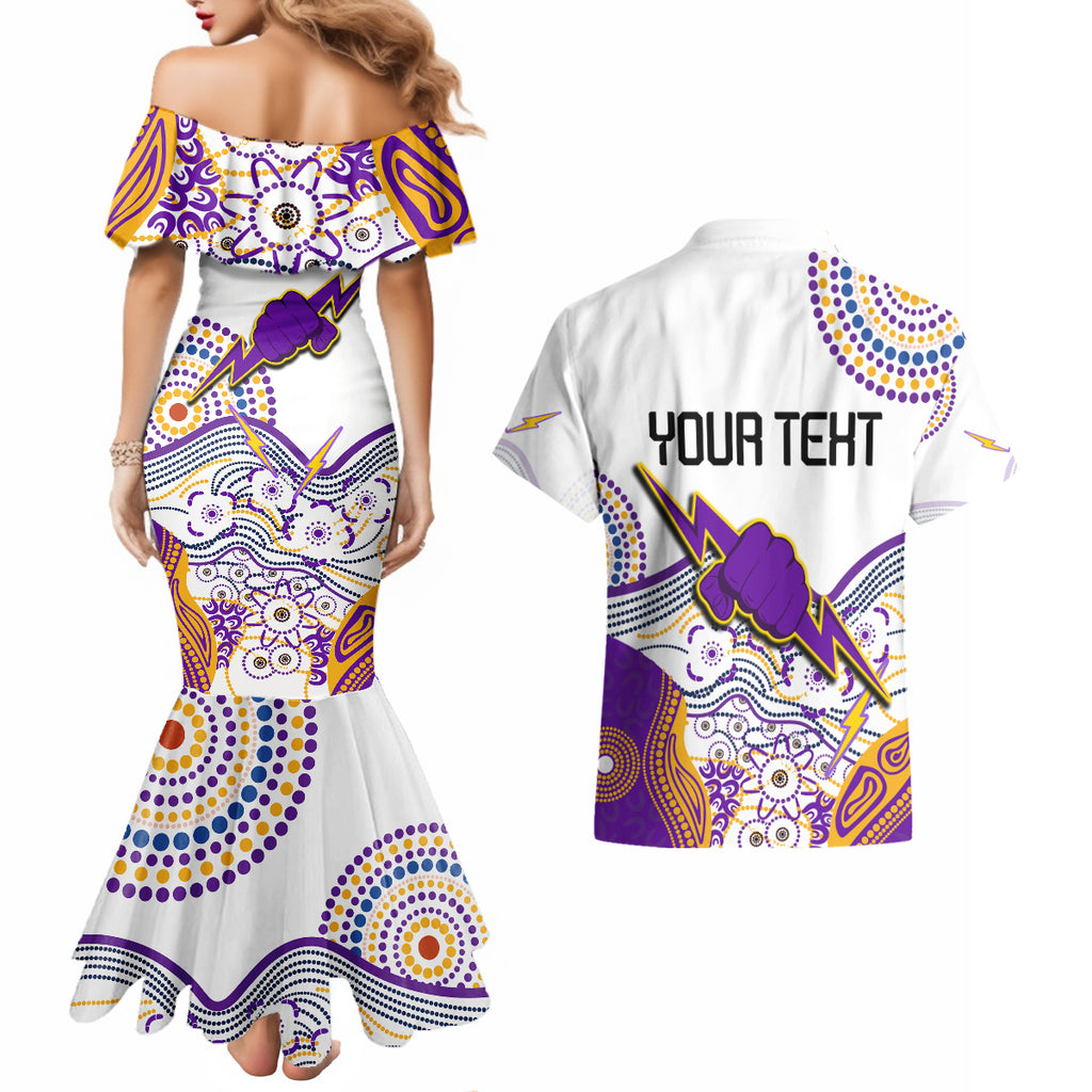 personalised-melbourne-storm-2023-couples-matching-mermaid-dress-and-hawaiian-shirt-special-nrl-rugby-indeginous-aboriginal