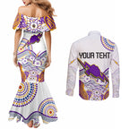 personalised-melbourne-storm-2023-couples-matching-mermaid-dress-and-long-sleeve-button-shirts-special-nrl-rugby-indeginous-aboriginal