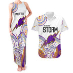 personalised-melbourne-storm-2023-couples-matching-tank-maxi-dress-and-hawaiian-shirt-special-nrl-rugby-indeginous-aboriginal