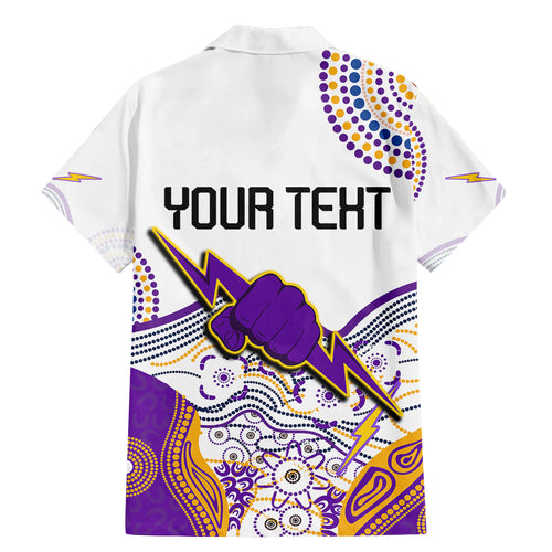 personalised-melbourne-storm-2023-family-matching-mermaid-dress-and-hawaiian-shirt-special-nrl-rugby-indeginous-aboriginal