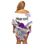 personalised-melbourne-storm-2023-family-matching-off-shoulder-short-dress-and-hawaiian-shirt-special-nrl-rugby-indeginous-aboriginal
