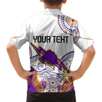 personalised-melbourne-storm-2023-family-matching-short-sleeve-bodycon-dress-and-hawaiian-shirt-special-nrl-rugby-indeginous-aboriginal
