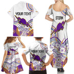 personalised-melbourne-storm-2023-family-matching-summer-maxi-dress-and-hawaiian-shirt-special-nrl-rugby-indeginous-aboriginal