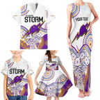 personalised-melbourne-storm-2023-family-matching-tank-maxi-dress-and-hawaiian-shirt-special-nrl-rugby-indeginous-aboriginal