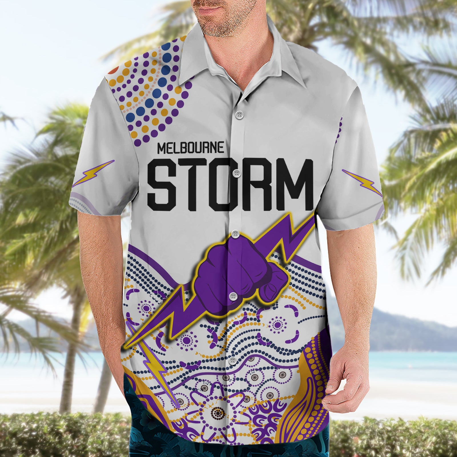 personalised-melbourne-storm-2023-hawaiian-shirt-special-nrl-rugby-indeginous-aboriginal