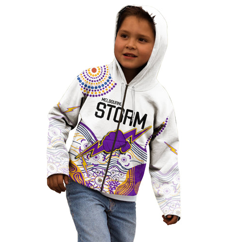 personalised-melbourne-storm-2023-kid-hoodie-special-nrl-rugby-indeginous-aboriginal