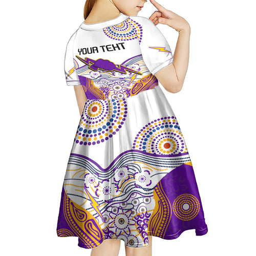 personalised-melbourne-storm-2023-kid-short-sleeve-dress-special-nrl-rugby-indeginous-aboriginal