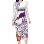 personalised-melbourne-storm-2023-long-sleeve-bodycon-dress-special-nrl-rugby-indeginous-aboriginal