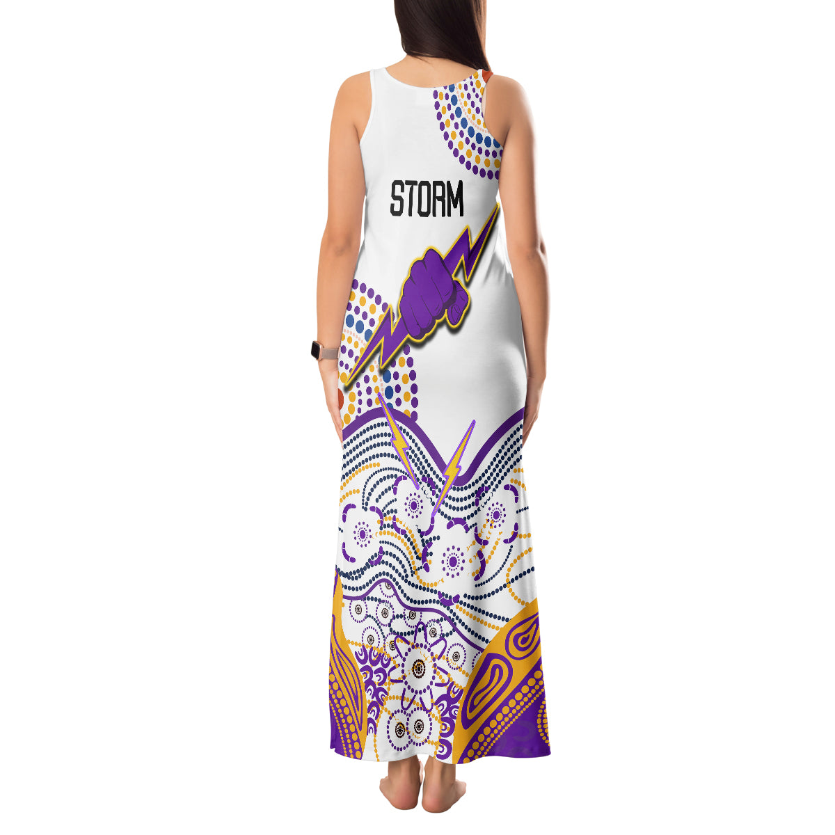 personalised-melbourne-storm-2023-tank-maxi-dress-special-nrl-rugby-indeginous-aboriginal