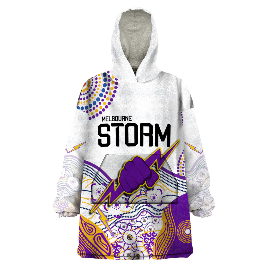personalised-melbourne-storm-2023-wearable-blanket-hoodie-special-nrl-rugby-indeginous-aboriginal